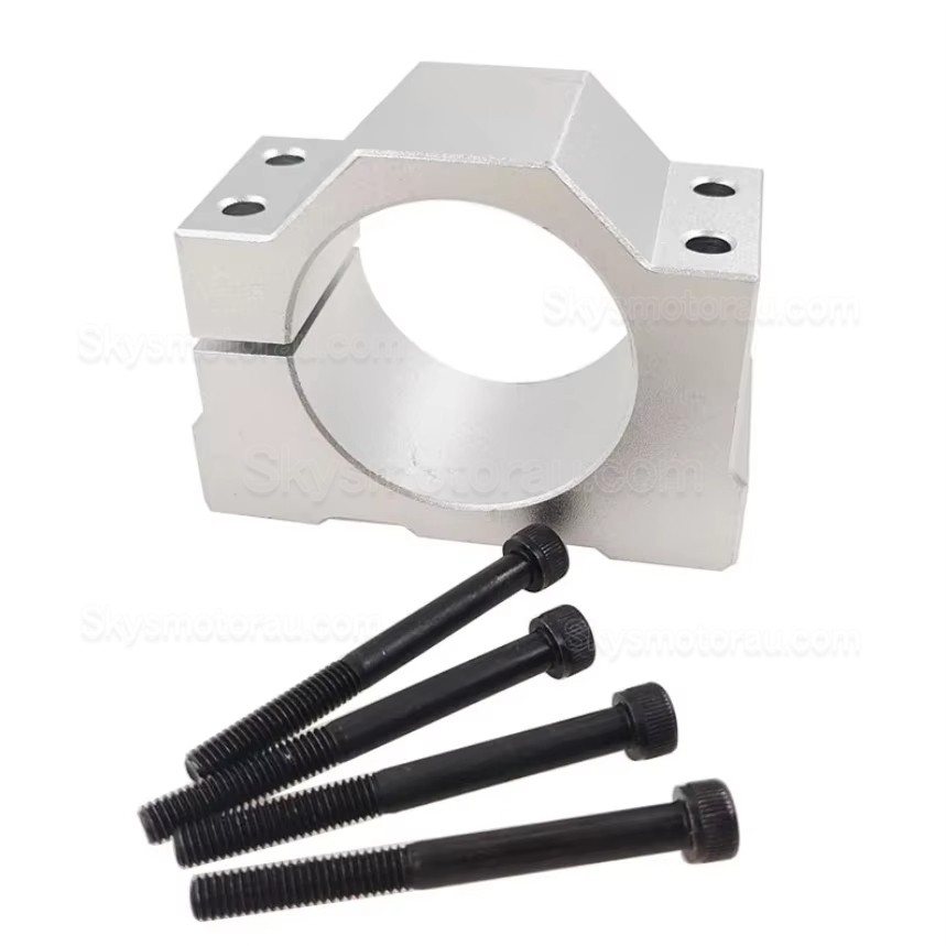 2.2KW VFD Spindle Kit 80-2.2KW-ER20 + H100-2.2 Indc. Air Cooled Spindle Motor + Variable Frequency Drive + 13Pcs ER20 Collet